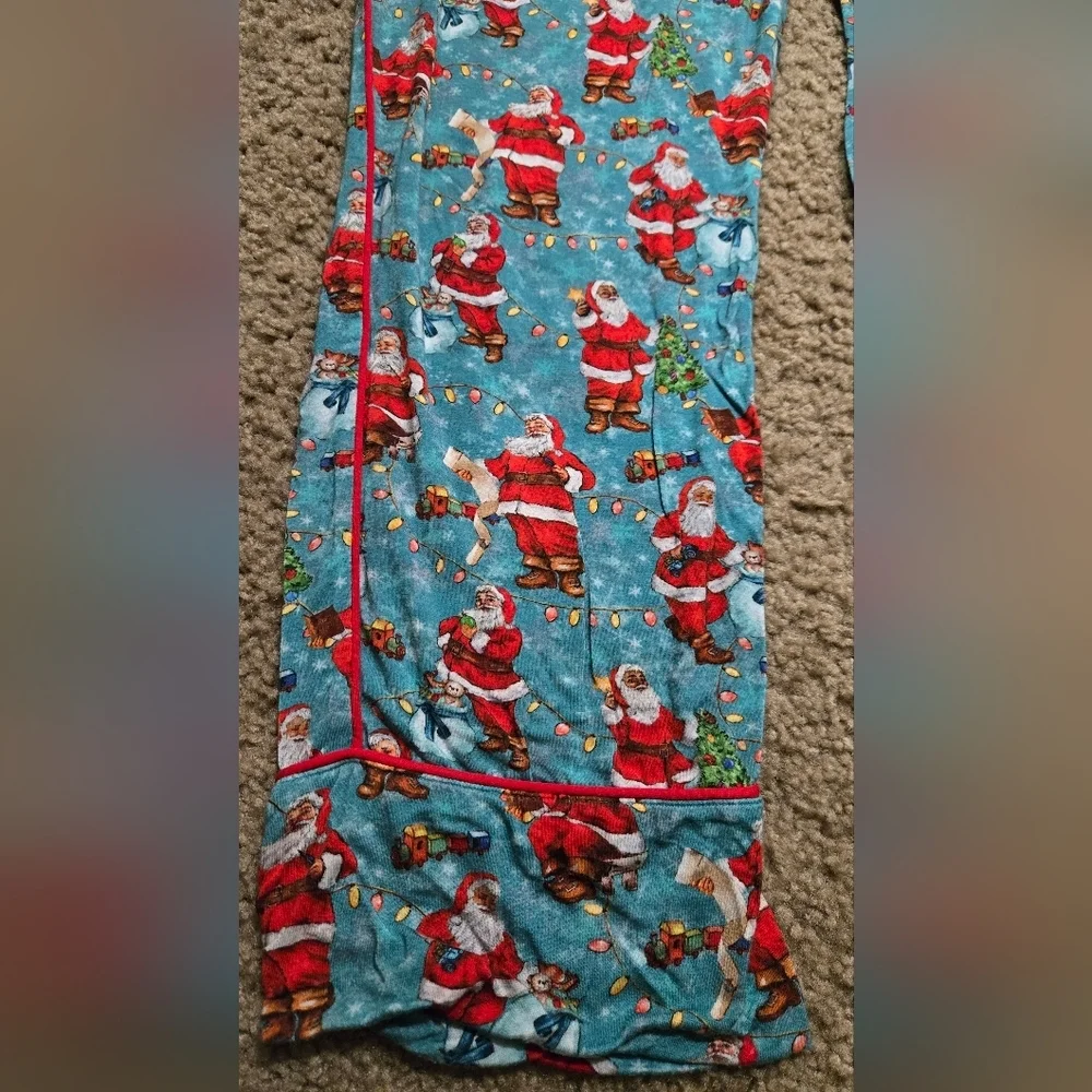 Mens Posh Peanut Jolly Saint Nick Christmas Santa Pajama Pants